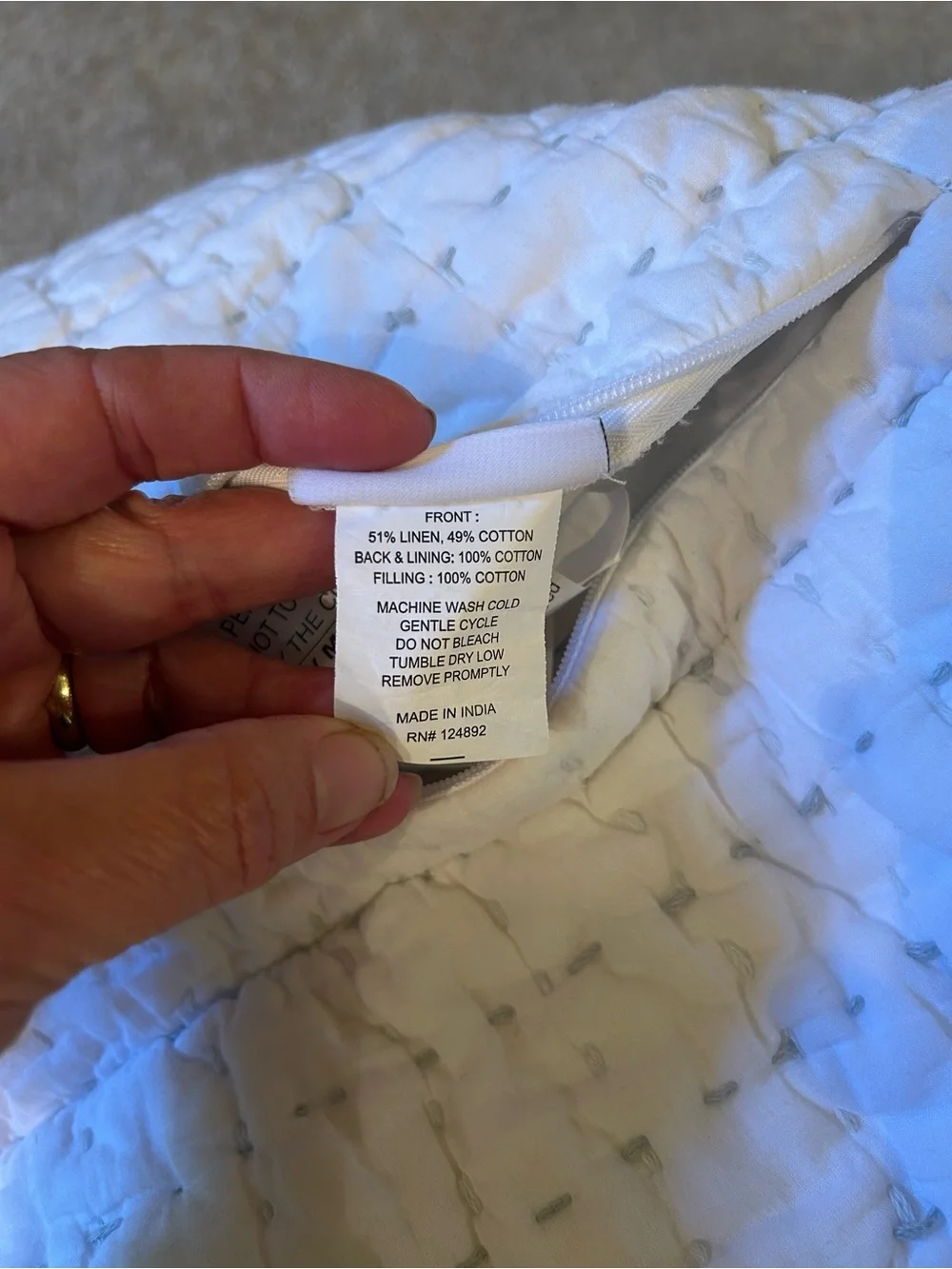 Serena and Lily Baywood Quilted Euro Sham
